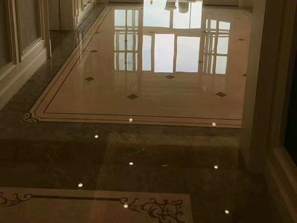 石材打磨晶面